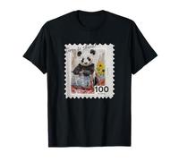 Jouet Voiture Rouge et Panda Bleu Jouet Voiture Panda Petit Panda Tampon T-Shirt