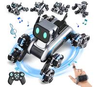 Jouet Voiture télécommandée pour Enfants à partir de 6 7 8 9 10 11 12 13 14 + Ans, 8WD Gesture Sensor RC Robot Stunt Car avec lumière, Musique, Cadeau d'anniversaire Jouets pour garçons Filles