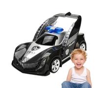 Jouet Voiture Transformable - Avec Musique Et Lumière - Véhicule de Course à Transformation,pour Salle de Classe Salon Fête Soirée Familiale Élèves Écoliers d'Âge