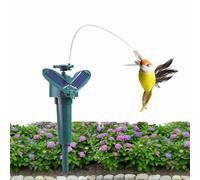 Jouet volant solaire en forme de colibri, alimenté par piles, 13 x 8,9 x 8,9 cm, taille compacte avec prise en main sûre, cadre en , accessoire de maison pour piquet de cour, décoration de