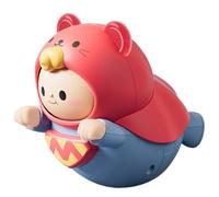 Jouet Wobbler Cochon, Wobbler Animal | Hochet animal jouet cochon vacillant avec sons de cloche | Poupée de bureau mignonne Fidget, jouet sensoriel apaisant pour de 0 à 3 ans, garçons et tout-petits