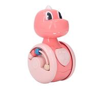 Jouet Wobbling pour bébé, Développement Sensoriel Mignon Dinosaure bébé Animal Jouet pour Enfants (Rose)