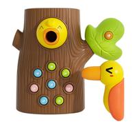 Jouet Woodpecker Worm - Jeu de capture d'oiseaux magnétiques, jouet sensoriel d'apprentissage interactif | MonteSories Fine Motor Skill Builder, kit de jeu de couleur assorti pour enfant