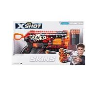 Jouet - ZURU X-SHOT - X-SHOT SKINS-GRIEFER - Blaster puissant - 12 fléchettes - 27 mètres de portée
