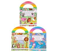 Jouetprive-Coloring Book with Stickers Animals 6865