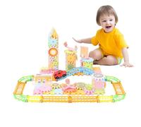 Jouets à blocs d'engrenages électriques - Kit de jeu mignon et fiable, puzzle portable à emboîter, jouet éducatif coloré favorisant la créativité | Parfait pour construire, apprendre les principes méc