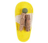 Jouets À Chat Pour Chats | enrichissement loofah favorisant grincement dentaire - Jouet nettoyant dents en forme de pantoufle - pour des Jeux Interactifs, l'Auto-Divertissement et le Soulagement de l'