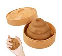 Jouets à compresser pour ,Lot de farces en Forme de Caca | Jouet sensoriel avec boîte Vapeur | pour dortoir Universitaire, Voyage, Vacances, trajets, Maison, école