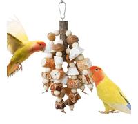 Jouets À Détruire pour Oiseaux,Assistant De Formation Comportementale Résistant À l'usure,Jouets à Détruire pour Le Fourragement des Moineaux - pour Inséparables, Conures, Calopsittes, Canaris, Aras,