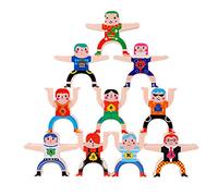 Jouets à Empiler D'équilibre de Puzzle Bricolage, Blocs éducatifs Précoces pour Développer la Patience, pour Les Enfants et Les Parents, 16 Blocs Inclus