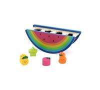 Jouets à encastrer - : Boîte à formes pastèque et fruits en bois jeu d'éveil coloré et éducatif Vilac - Multicolore