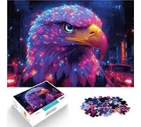 Jouets à Faire soi-même Aigle américain Puzzle 1000 pièces pour Adolescents 38x52cm est idéal comme Cadeau pour Toute la Famille à partir de 14 Ans