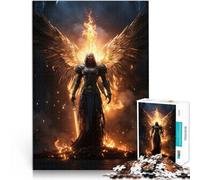 Jouets à Faire soi-même Archange du feu Noir Puzzle pour Adultes 2000 pièces 70x100cm Convient aux Couples à partir de 14 Ans