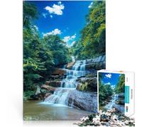Jouets à Faire soi-même Cascade dans la Nature forestière Puzzles pour Adultes 2000 pièces 70x100cm Super Cadeau Convient aux 14 Ans et Plus