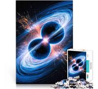 Jouets à Faire soi-même Collision d'étoiles binaires Puzzle de 1000 pièces pour Adultes 38x52cm Collection d'artistes, Beaux-Arts pour Les 14 Ans et Plus