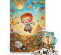 Jouets à Faire soi-même Peinture à l'huile Enfant aux Cheveux Roux Puzzle pour Adultes 1000 pièces 50x75cm Améliorer la mémoire pour Les Personnes de 14 Ans et Plus