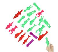 - Jouets à Fixer au Mur - Doigt de la Vie Marine, Animaux de Simulation Amusants en Caoutchouc | Slingshot Marine Life, Finger Flying Marine Life Catapulte Jouet pour Filles