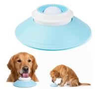 Jouets à lécher pour chien et chat pour nourriture liquide, tapis à lécher à alimentation lente, balle à lécher pour chien, outil d'enrichissement antidérapant pour apaiser et soulager l'anxiété