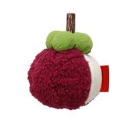 Jouets à mâcher à l' à chat - Mangoustan Durian - Simulation de fruits farcis pour nettoyer les dents de chaton - Jeu interactif pour réduire l'ennui