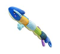 Jouets à mâcher agressifs pour chien,Jouet à mâcher pour chien - Jouet interactif pour animaux - Crocodile chenille lézard chiot grinçant jouet à mâcher de dentition pour grandes races moyennes petite
