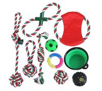 Jouets à mâcher en corde pour chiens, jouet à mâcher en corde,Jouets à mâcher de Noël | Jouets d'exercice pour chiens de petite, moyenne et grande taille, jouets interactifs pour chiens, jouet de trac