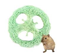 Jouets À Mâcher En Loofah Pour Hamster - Fournitures de Mastication pour Rongeurs,Jouets à Mâcher Hygiène Dentaire Chinchilla,pour Maîtres d'Animaux Chats Chiens Salon Chambre Bureau Maison Cage