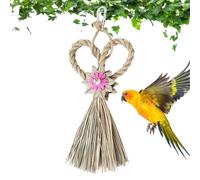 Jouets à mâcher naturels pour oiseaux - Friandises à mâcher en épi de maïs pour perroquets, petits oiseaux | Jouets doux et naturels pour calopsittes - Jouet à mâcher pour cage d'animaux de compagnie,