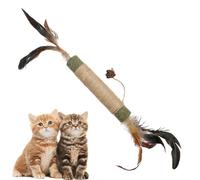 Jouets À Mâcher Pour Chats - Bâton À Mordre En Sisal,Jouet Interactif À La Cataire Nettoyant Les Dents Des Chats | Pour Chatons Chiots Races Petites Moyennes Grandes Intérieur Maison Voyage Détente Je