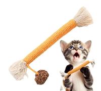 Jouets à mâcher pour chats - Jouets à mâcher pour chats - Jouets à mâcher pour chats tissés à la main - Jouets à mâcher pour chatons - Nouveaux jouets avec corde pour denti