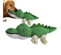 Jouets à Mâcher pour Chien | Crocodile Interactif Doux Qui Couine - Jouets De Jeu Résistants À La Mastication,Intérieur Extérieur Voyage Piscine Parc Cour Chambre Jardin Jeu Dressage Moments en