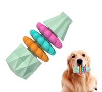 Jouets à mâcher pour chien en forme de vase, jouets de dentition en ABS durable pour mâcheurs agressifs et soins dentaires, jeu intérieur et extérieur (vert)