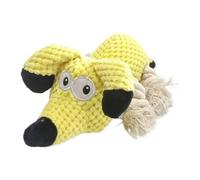 Jouets à mâcher pour chien en peluche | Jouet couineur en corde pour les mâcheurs agressifs | Jouets d'ennui pour chiot pour interaction avec les animaux de compagnie, compagnonnage