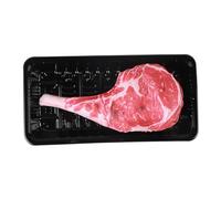 Jouets à mâcher pour chien, jouet grinçant en peluche pour chien, jouet grinçant de steak simulé de 7, 9x3, 9x1, 2 pouces, coton PP, tissu Oxford à mâcher interactif favorise la santé dentaire