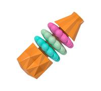 Jouets à mâcher pour chien - Jouet stimulant en forme de vase pour chien | Jeu de mastication sensoriel divertissant pour cage, ennui, dentition | Jouet créatif résistant aux morsures