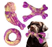 Jouets à mâcher pour chien qui ne se brisent pas - Jeux interactifs en nylon durable, mâcheurs agressifs | Jouets à mâcher amusants pour petits, grands chiots, intérieur, extérieur, maison, voyage, en