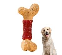 Jouets à mâcher pour chiens - Jeu canin interactif en forme d'os à l'odeur de bœuf - Jouet anti-stress à ronger pour chiot,Pour soulager l'ennui, dressage, jeux en intérieur/extérieur et temps familia