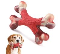 Jouets à Mâcher pour Chiens,Jouet Interactif Chien Résistant en Caoutchouc (Jusqu’à 27 kg),Robustes Os Chien à Macher Brosse a Dent Saveur de Bacon,Parfait de Mâcheurs Extrêmes et Chiots Coquinslivres