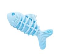 Jouets à mâcher pour chiens - Jouets à mâcher en forme de poisson pour chiots - Jouet interactif en silicone pour la dentition ennuye, la maison intérieure extérieure voyage et cour