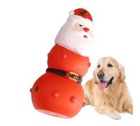 Jouets à mâcher pour chiens - Jouets couineurs pour chien | pour animaux de compagnie sur le thème de Noël pour dresser et nettoyer les dents, jouets interactifs pour petits/moyens grands chien