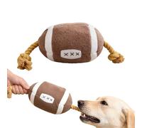 Jouets à mâcher pour chiens | Peluche douce interactive, design de balle de sport, jouets interactifs pour chien avec corde en coton | pour mâcher, tirer, mordre, tirer à la guerre