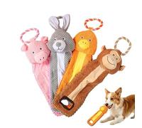 Jouets à mâcher pour chiots pendant la dentition,Fournitures résistantes de dentition | Jouets En Peluche Résistants Pour Chiot À Mâcher,pour maison voyage voiture tir à la corde ennui dressage chats