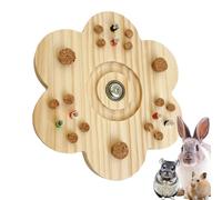 Jouets à mâcher pour Hamster - Jouet d'entraînement pour écureuil, dispositifs à mâcher pour perruches de 6,1 x 6,1 x 0,39 Pouces, Outils de Jeu de Puzzle interactifs pour perroquets tourtereaux