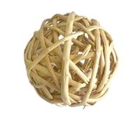 Jouets à mâcher pour lapin, balles d'herbe à mâcher pour lapin, jouets à mâcher pour animaux de compagnie, balle d'herbe tissée naturelle pour hamster, chinchillas, gerbilles, cochons d'Inde, petits