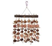Jouets À Mâcher Pour Oiseaux - Ensemble De Jeu En Bois Naturel, Jeux D'activité Cage, Accessoires Ronger Le Bec, Outils Divertissement Suspendus | Cage (fenêtre, Balcon, Cour, Jardin, Intérieur Et Ext
