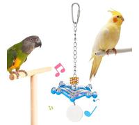 Jouets à mâcher pour oiseaux | Hochet rotatif pour oiseau, stimulant l'activité de mastication, fournitures interactives pour animaux de compagnie pour perruches, perruches, aras