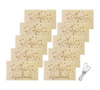 Jouets à Mâcher pour Oiseaux | Lot de 10 Jouets à mâcher interactifs naturels | en Copeaux de Bois pour Perruches et Calopsittes,Pour Inséparable, Mainate Religieuse, Perroquet Gris du Gabon