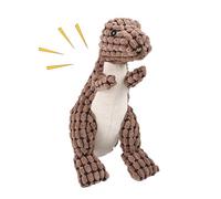 Jouets à Mâcher Résistants pour Chiens - Dinosaure de dentition en peluche de 20 cm - Jouets qui couinent pour chien fournitures pour animaux,pour petit, moyen, grand chien, jeu intérieur extérieur, l