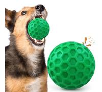 Jouets à mâcher robustes pour chiens agressifs, balles indestructibles pour mâcheurs agressifs, jouets couineurs pour chiens de grande taille, balle couineuse, ZRIFAQESW