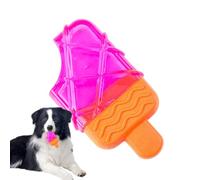 Jouets à mâcher robustes pour chiens | Jouet interactif en forme de crème glacée pour chien en silicone interactif pour apaiser l'enrichissement mental, les chiots âgés, caniche, maison, voyage