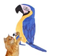 Jouets À Mâchouiller Pour Chats - Jouets Interactifs En Peluche Pour Animaux Avec Son | Animal En Peluche Perruche,Pour Jeu Entraînement Exercice Chasse Stimulation Mentale Simulation De Chasse